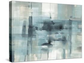 Liquid Structure Tranquil Aqua Crop-Danhui Nai-Stretched Canvas