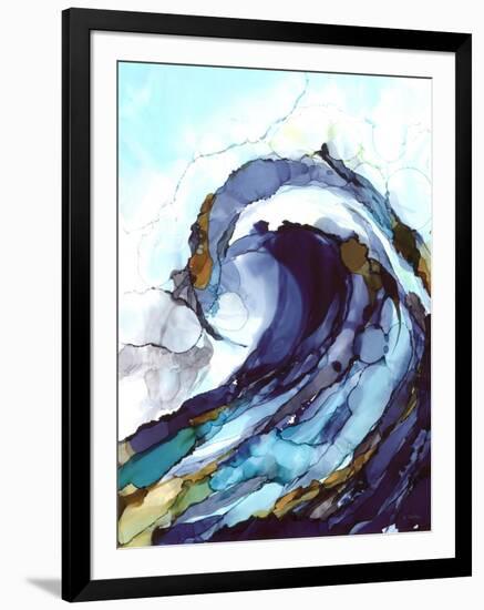 Liquid Wave 1-Megan Swartz-Framed Art Print