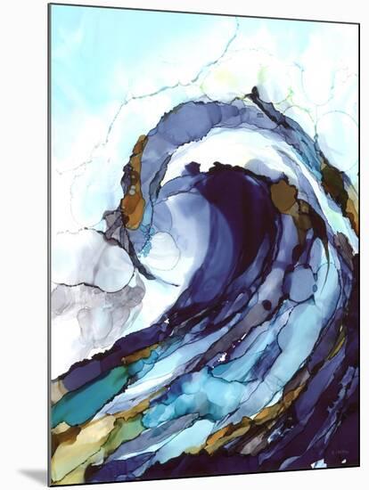 Liquid Wave 1-Megan Swartz-Mounted Art Print