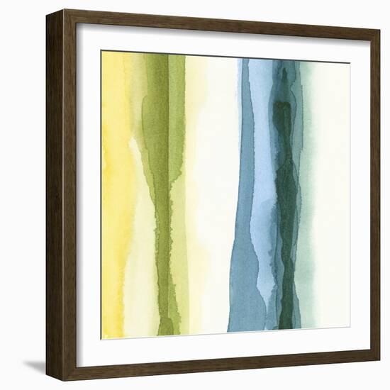 Liquidity IV-Chariklia Zarris-Framed Art Print