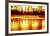 Liquor bottles and glasses, Paris, France-Panoramic Images-Framed Photographic Print