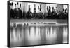 Liquor bottles and glasses, Paris, France-Panoramic Images-Framed Stretched Canvas