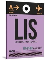 LIS Lisbon Luggage Tag I-NaxArt-Stretched Canvas
