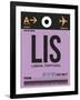 LIS Lisbon Luggage Tag I-NaxArt-Framed Art Print