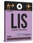 LIS Lisbon Luggage Tag I-NaxArt-Stretched Canvas