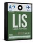 LIS Lisbon Luggage Tag II-NaxArt-Framed Stretched Canvas