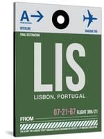 LIS Lisbon Luggage Tag II-NaxArt-Stretched Canvas