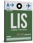 LIS Lisbon Luggage Tag II-NaxArt-Stretched Canvas