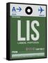 LIS Lisbon Luggage Tag II-NaxArt-Framed Stretched Canvas