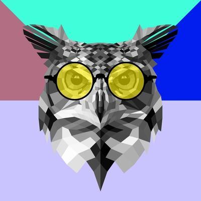 Owl in Yellow Glasses
