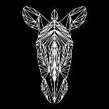 Baby Deer Polygon-Lisa Kroll-Art Print