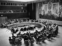 The Un Holding a Security Council Meeting-Lisa Larsen-Photographic Print