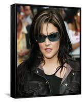 Lisa Marie Presley-null-Framed Stretched Canvas