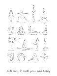 Yoga Flow - Warrior II-Lisa McCandless-Giclee Print