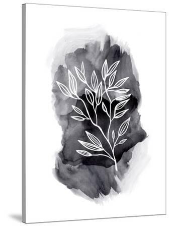 Watercolor Black and White Floral 5