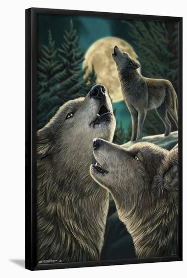 Lisa Parker - Wolf Song-Trends International-Framed Poster