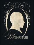 Monsieur Silhouette-Lisa Vincent-Art Print