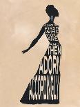 Text Dress-Lisa Vincent-Art Print