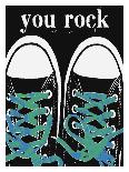 You Rock - Blue Laces-Lisa Weedn-Giclee Print