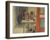 Lisbeth Reading-Carl Larsson-Framed Giclee Print