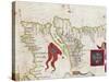 Lisbon and Tagus River Estuary from Atlas by Diego Homen, 1563-null-Stretched Canvas