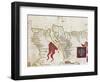 Lisbon and Tagus River Estuary from Atlas by Diego Homen, 1563-null-Framed Giclee Print