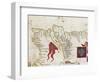 Lisbon and Tagus River Estuary from Atlas by Diego Homen, 1563-null-Framed Giclee Print