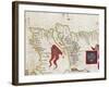 Lisbon and Tagus River Estuary from Atlas by Diego Homen, 1563-null-Framed Giclee Print