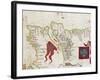 Lisbon and Tagus River Estuary from Atlas by Diego Homen, 1563-null-Framed Giclee Print