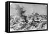 Lisbon Earthquake, 19th Century Artwork-Science Photo Library-Framed Stretched Canvas