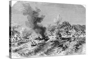 Lisbon Earthquake, 19th Century Artwork-Science Photo Library-Stretched Canvas