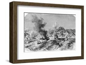 Lisbon Earthquake, 19th Century Artwork-Science Photo Library-Framed Photographic Print