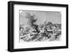 Lisbon Earthquake, 19th Century Artwork-Science Photo Library-Framed Photographic Print