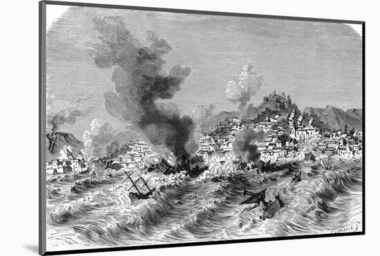 Lisbon Earthquake, 19th Century Artwork-Science Photo Library-Mounted Photographic Print