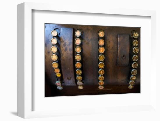 Lisbon, Portugal. Antique Portuguese cash register-Julien McRoberts-Framed Photographic Print