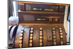 Lisbon, Portugal. Antique Portuguese cash register-Julien McRoberts-Mounted Photographic Print