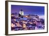 Lisbon, Portugal Skyline at Alfama, the Oldest District of the City.-SeanPavonePhoto-Framed Photographic Print