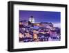 Lisbon, Portugal Skyline at Alfama, the Oldest District of the City.-SeanPavonePhoto-Framed Photographic Print