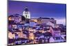 Lisbon, Portugal Skyline at Alfama, the Oldest District of the City.-SeanPavonePhoto-Mounted Photographic Print