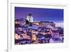 Lisbon, Portugal Skyline at Alfama, the Oldest District of the City.-SeanPavonePhoto-Framed Photographic Print