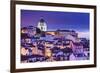 Lisbon, Portugal Skyline at Alfama, the Oldest District of the City.-SeanPavonePhoto-Framed Photographic Print