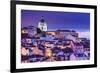 Lisbon, Portugal Skyline at Alfama, the Oldest District of the City.-SeanPavonePhoto-Framed Photographic Print