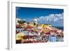 Lisbon, Portugal Skyline at Alfama, the Oldest District of the City-Sean Pavone-Framed Photographic Print