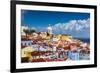 Lisbon, Portugal Skyline at Alfama, the Oldest District of the City-Sean Pavone-Framed Photographic Print