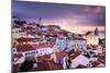 Lisbon, Portugal Skyline at Alfama, the Oldest District of the City-Sean Pavone-Mounted Photographic Print