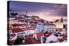 Lisbon, Portugal Skyline at Alfama, the Oldest District of the City-Sean Pavone-Stretched Canvas