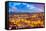 Lisbon, Portugal Skyline at Sunset-Sean Pavone-Framed Stretched Canvas