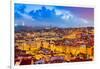 Lisbon, Portugal Skyline at Sunset-Sean Pavone-Framed Photographic Print