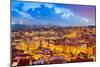 Lisbon, Portugal Skyline at Sunset-Sean Pavone-Mounted Photographic Print