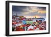 Lisbon, Portugal Sunrise Skyline at Alfama District-Sean Pavone-Framed Photographic Print